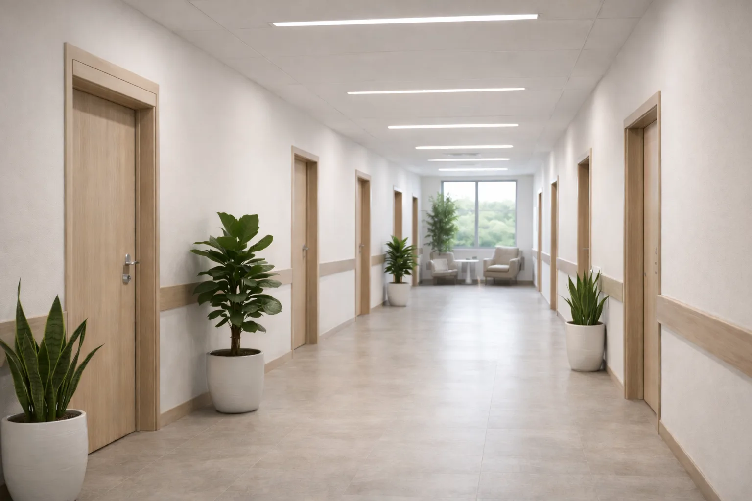 Коридор клиники